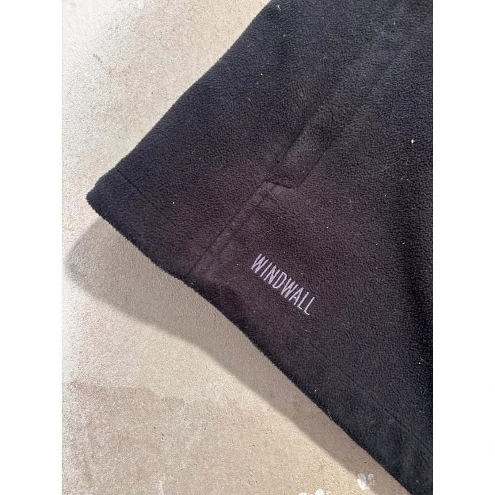 The North Face WindWall Fleece Vest Mens Large Black Full Zip Sleeveless Jacket